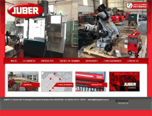 Tablet Screenshot of juber.com.ar